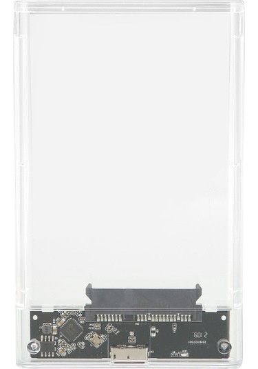 Vkemall Usb3.0 5gbps Hızlı Veri Transferi, 2.5 İnç Sata Ssd/hdd Desteği, Şeffaf Kasa, Tak Ve Kullandır U25ty3.0 Disk Kutusu Disk Dahil Değil