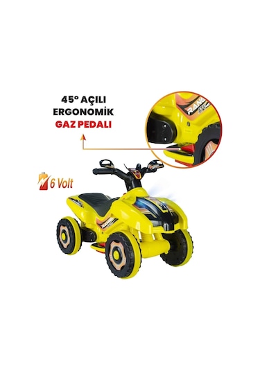 Kumandalı Akülü Araba 6 Volt 2-4 Yaş