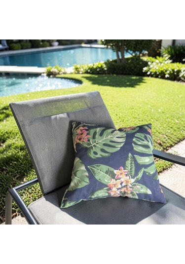 Kırlent Yastık Minder Yaprak Desen 4 Adet 35x35 35 x 35