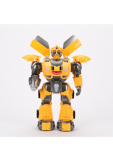 Tower Thunder Uzaktan Kumandalı 40 Cm Robot Sarı Disk Atabilen Işıklı Ve Sesli Robot