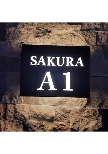 Özelleştirilebilir Işıklı Kapı Numarası (553416405)