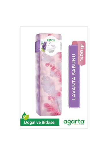 Agarta Doğal El Yapımı Lavanta Sabunu 1400 G