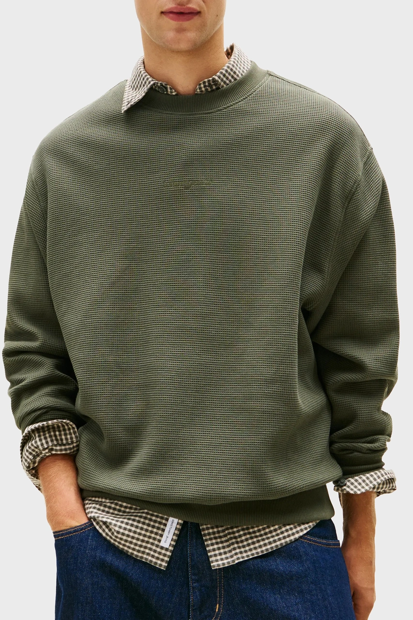 Tommy Jeans Erkek Sweat Dm0dm21622 Mrh Koyu Yeşil Koyu Yeşil Tommy Jeans Erkek Sweat Dm0dm21622 Mrh Koyu Yeşil Koyu Yeşil