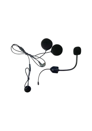 Vtn-17 Motosiklet Kaskı Kulaklığı Tam/yarım Yüz Kaskları İçin 2'si 1 Arada