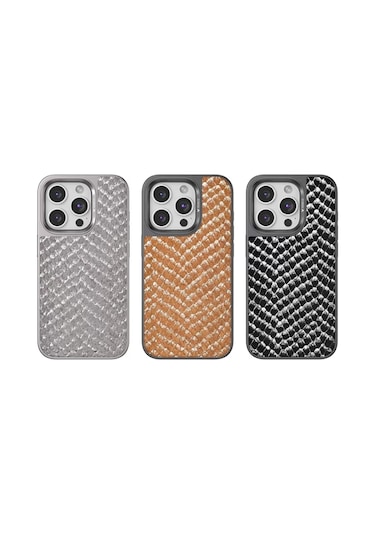 Apple iPhone Uyumlu 15 Pro Max Viper - Kapak - Kahverengi