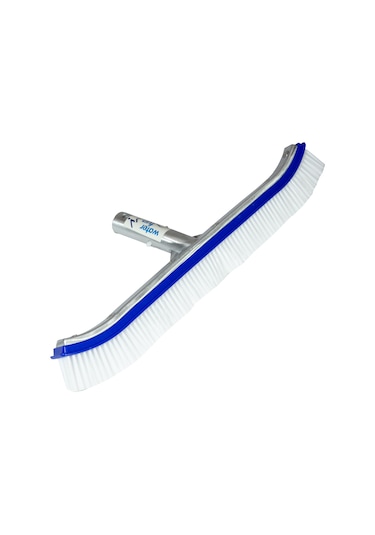 Water Fun ALÜMINYUM Destekli Klipsli Kıvrık Havuz Fırçası 45 cm-W