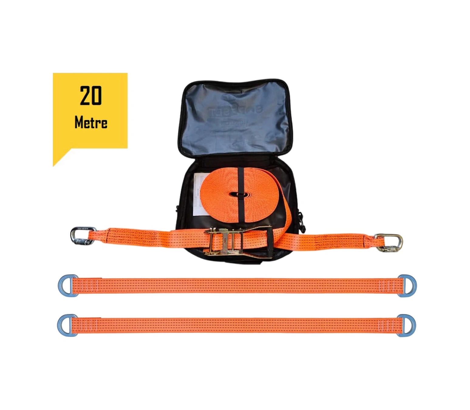 Ky3000-a Yatay Mobil Çantalı Yaşam Hattı Ankraj Bağlantılı 20mt