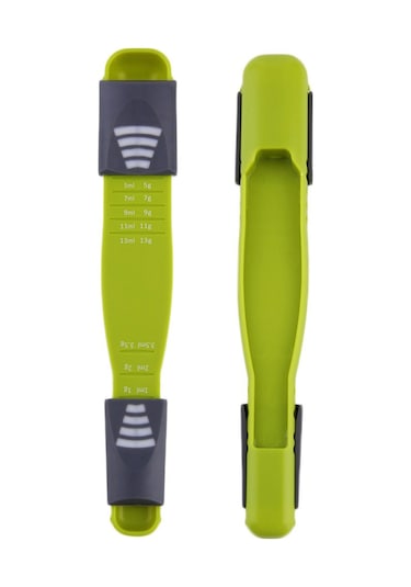 Kosona Yeşil 8 Ölçekli Mutfak Ölçü Kaşığı - Yiyecek Dereceli Plastik - Güvenli Ve Pratik Ölçüm Diğer