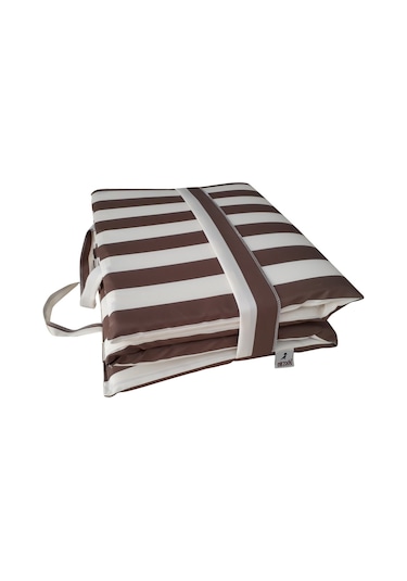 Mirzademarket Mirzade Plaj Minderi Çanta Katlanır Su Geçirmez-Kahve Krem