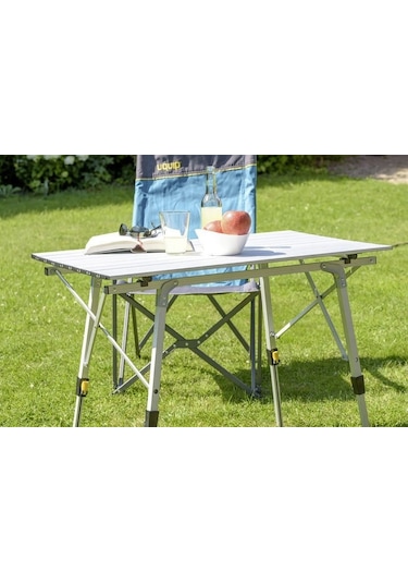 Uquip Variety L Yüksekliği Ayarlanabilir Kamp Masası 244117 - Silver Gri