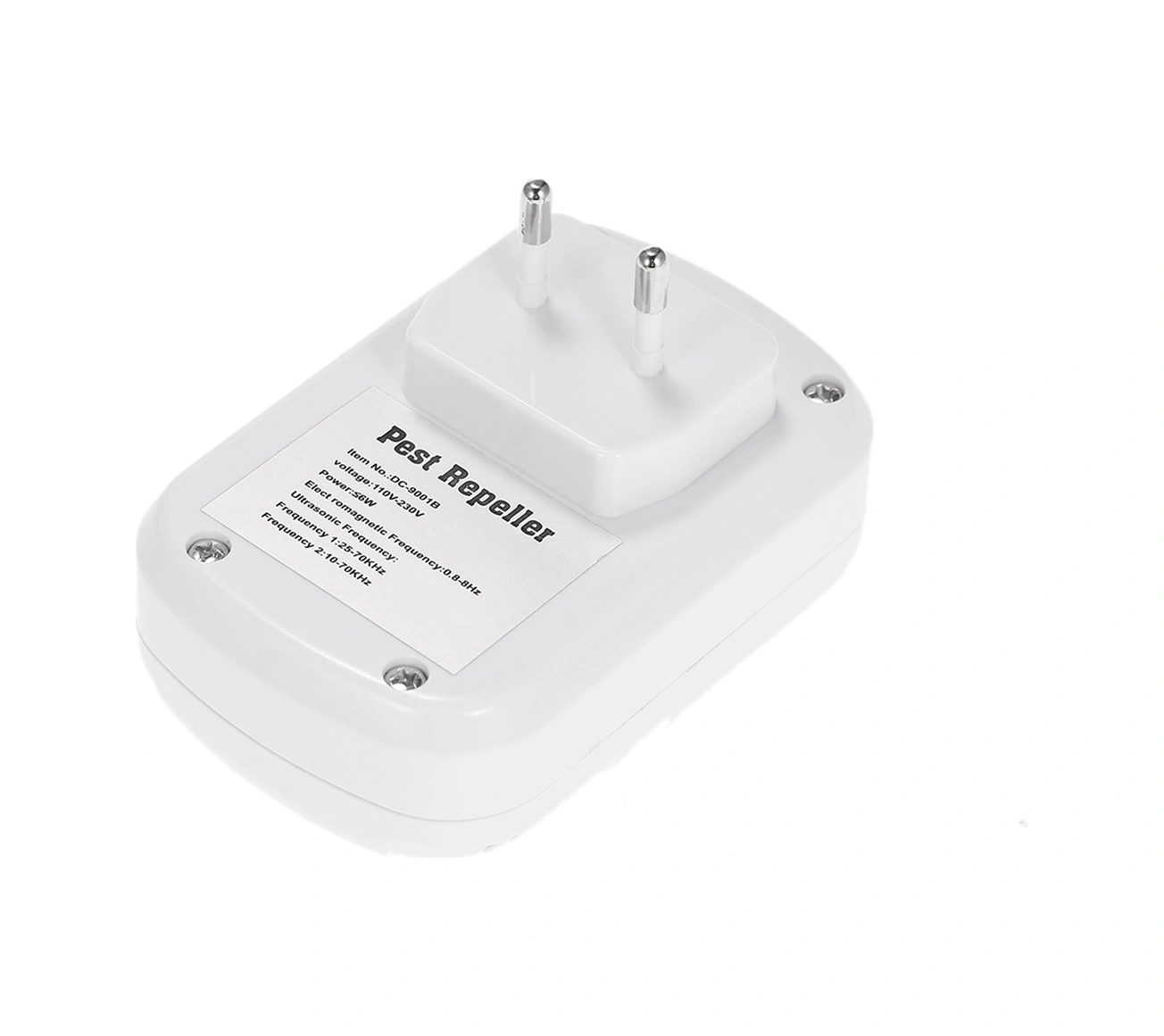 Youmex Evcil Hayvan Dostu Elektromanyetik Ve Ultrasonik Fare-parazit Kovucu, 200 M² Koruma, Gece Işığı, Ab Standartı Dc-9001b