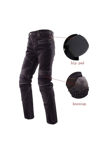 Prosev Snl0220 Kevlar Motosiklet Pantolonu Siyah