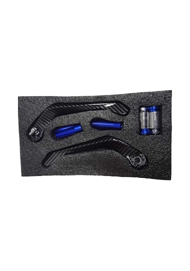 Onvo Rx4 Manet Koruma Karbon Desenli Oem Parça Mavi Renk Universal