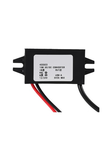 Yaozixa 5v 3a Usb Çıkışlı 12v/24v Dönüştürücü - Aşırı Akım, Sıcaklık Ve Kısa Devre Korumalı, %95 Verimlilik, Su Geçirmez, Araç Ve Endüstriyel Kullanım
