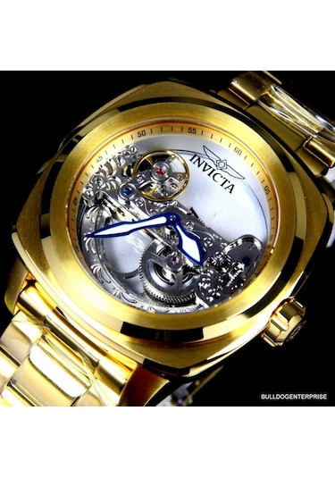 Invicta Aviator Ghost Bridge Mechanical Skeleton 18Kt Alt n 48 MM Erkek Kol Saati 886678312137 Fiyatlar ve Ozellikleri