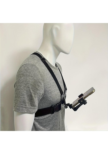 Gplus GP4626PVJ Cep Telefonu  Aksiyon Kamera Uyumlu Düşmez Dayanıklı Vlog Video Çekim Göğüs Kemeri