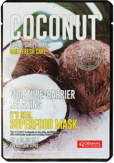 Dermal It's Real Super Gıda Maskesi Hindistan Cevizi 25 G