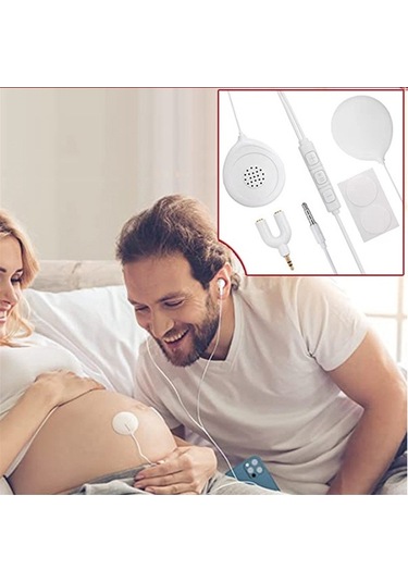 Flybuy Hamilelik Döneminde Bebek İçin Doğum Öncesi Karın Hoparlörü - Bellybuds