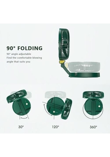 Mini Taşınabilir Fan Soğutucu Vantilatör Ed8vbx Yeşil