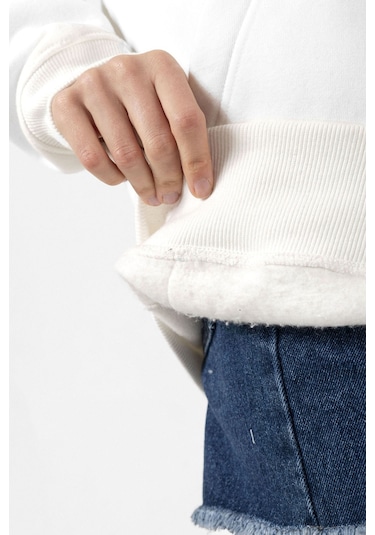 John Wick Continental Excommunicado Beyaz Kadın 3ip Kapşonlu Sweatshirt Beyaz