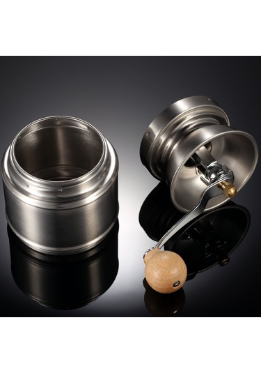 Xiyyadms Stainless Steel Çift Kullanimlı Zeytinyağı Değirmeni - Seramik Tane Ayarı İle Kahve, Biber, Susam Ve Tahılları Öğütücü Diğer