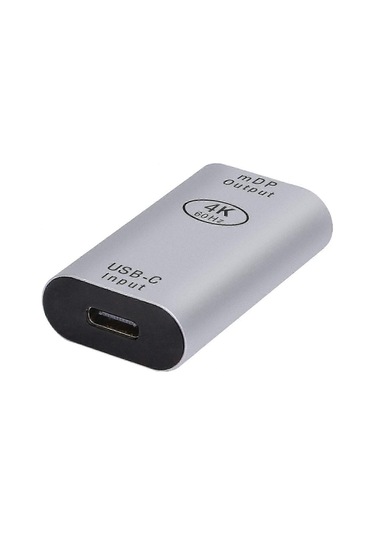 Altın Kaplama Usb-c - Mini Displayport Adaptörü 4k 60hz 3d Desteği Usb 3.1 Tip C Dişi - Mini Dp Dişi Hd