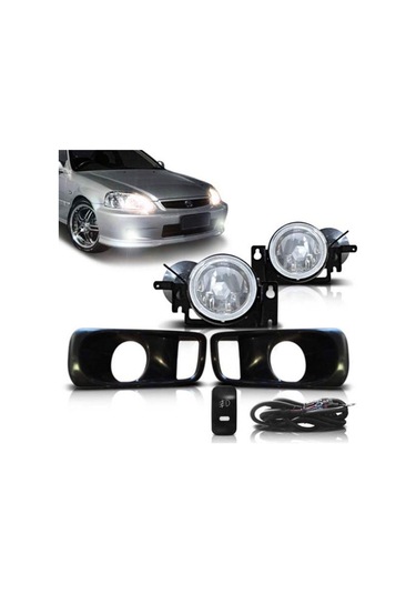 Honda Civic 1999-2001 H.b Sedan Beyaz Sis Farı