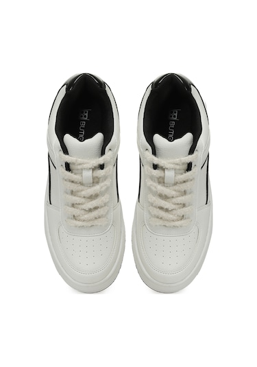 Butigo 25k-3015 5pr Beyaz Kadın Sneaker 000000000102042846 Beyaz-sıyah