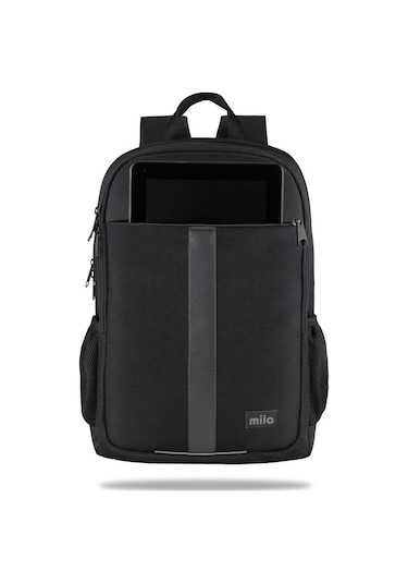 Classone 15.6'' Mila Serisi W600 - Macbook,mac Air Uyumlu Reflektörlü - Laptop Sırt Çantası - Siyah Siyah