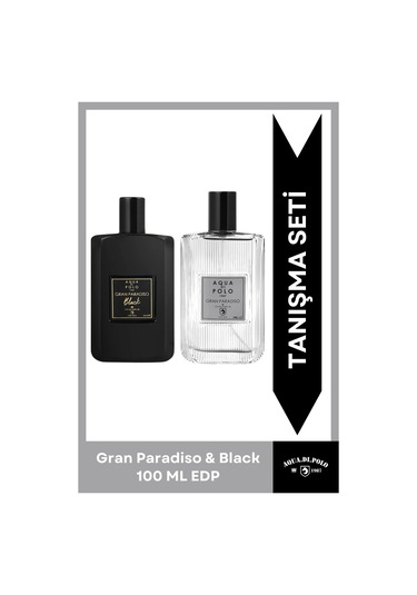 Gran Paradiso & Gran Paradiso Black 100 Ml Edp İkili Erkek Parfüm Seti Stcc021378 Odunsu