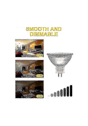 Mr16 12v 20w, Gu5.3 Duylu Koyu Yeşil İçin 12'li Paket Kısılabilir Ampuller Diğer