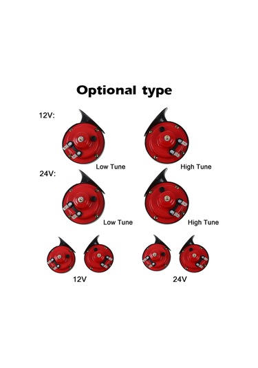 Samdoo Yüksek Sesli 24v Çift Tonlu Motosiklet Ve Araç Kornası - Su Geçirmez
