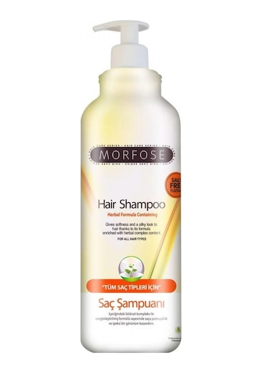 Morfose Tuzsuz Şampuan Pompalı 1 L