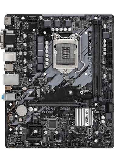 Asrock B560M-HDV Intel B560 5000 MHz (OC) DDR4 Soket 1200 mATX Anakart