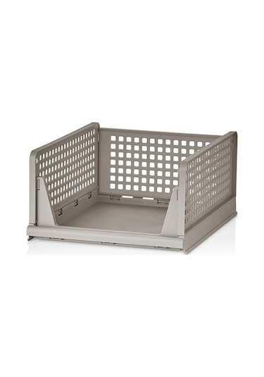 3'lü Kayar Raf Sistemi Dolap İçi Düzenleyici Çekmece Ve Çok Amaçlı Organizer Kahverengi