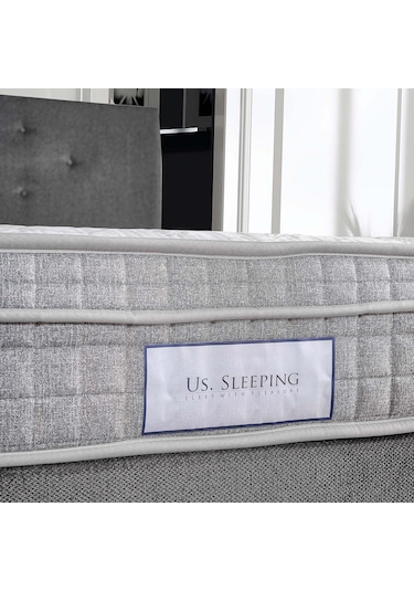 Us.Sleepıng Us. Sleepıng Ultra Ortopedik Super Gray Yaylı Yatak 90 X 190
