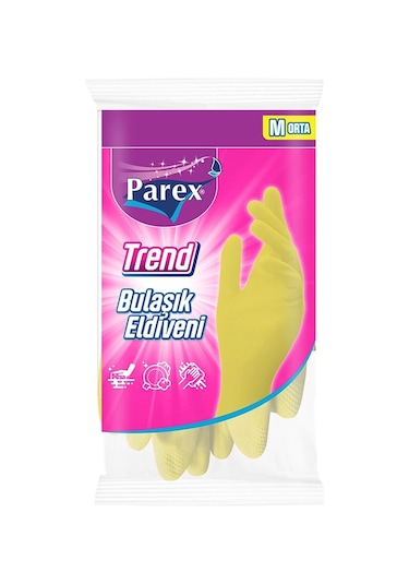 Parex Trend Bulaşık Eldiveni Sarı M