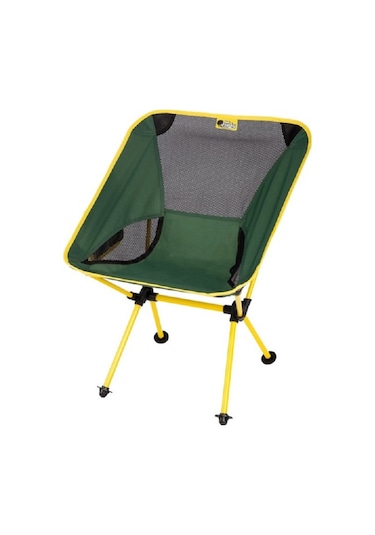 Funky Chaırs Pratik Cepli Çantalı Kamp Sandalyesi Sarı Yeşil
