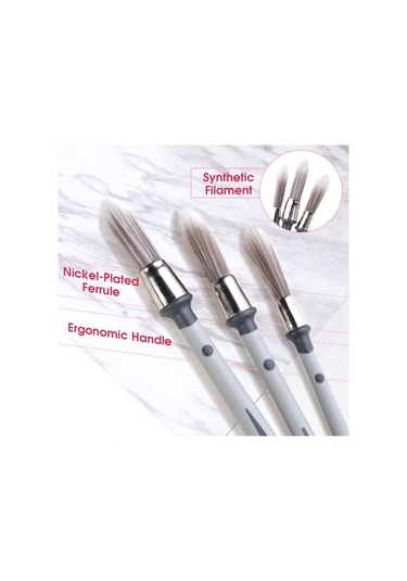 Xurunkeji Adet Küçük Boya Fırçası, Duvarlar, Rötuşlar, Süpürgelikler Ve Ev Duvar Köşeleri İçin Boya Fırçaları