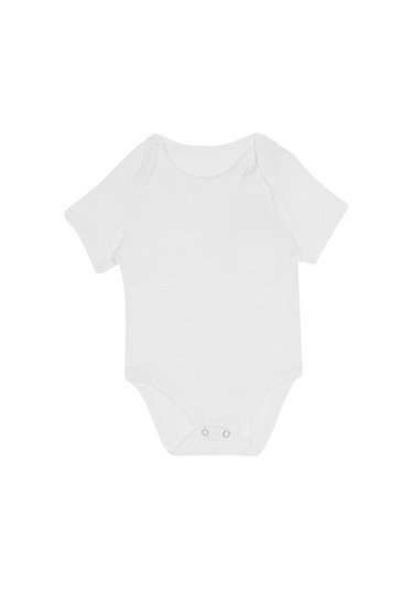Bebek Kısa Kol Body Beyaz