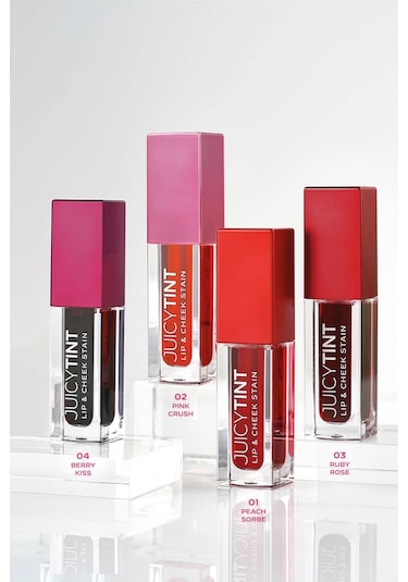 Golden Rose Juicy Tint Lip & Cheek Stain 02 Pink Crush