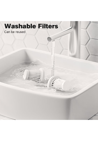 Suıtu Araç Kablosuz Islak Ve Islak Şarjlı El Süpürgesi, Stil: Temel Siyah