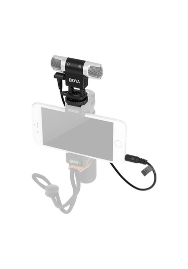 Boya By Mm3 Çift Kafa Mini Stereo Mikrofon