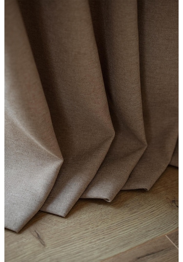 Olea 140x270 Cm 2 Adet Fon Perde Bej