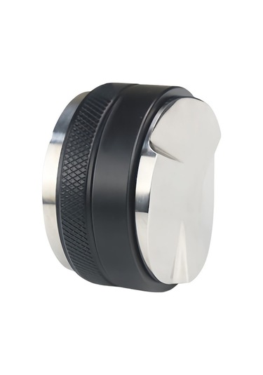 51mm Çift Uçlu Ayarlanabilir Kahve Dağıtıcı Ve Presleyi - Paslanmaz Çelik Kahve Aksesuarı Siyah Siyah