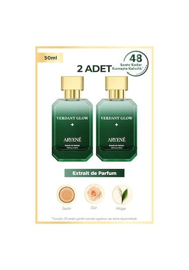Aryene Verdant Glow Debut Kadın Parfüm 50 Ml 2 Adet Çiçek