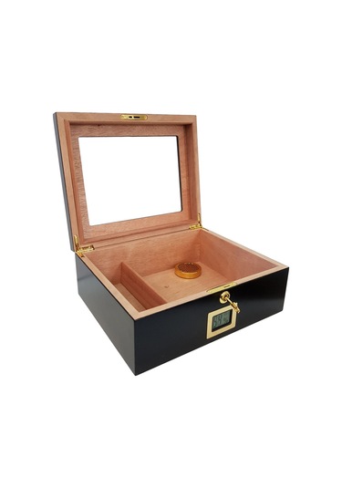 Falconetti Kırmızı Camlı Humidor Puro Kutusu Rb99kr
