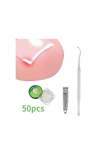 Moveevo Ayak Tırnağı Düzeltme Alet Seti 3 50 Batık Tırnak Düzeltme Pedi, 3 Parçalı Batık Tırnak Alet Seti