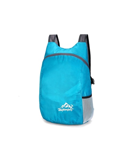 Mavi Katlanabilir Sırt Çantası Açık Seyahat Su Geçirmez Spor Kamp Yürüyüş Sırt Çantaları