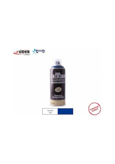 Artdeco Akrilik Sprey Boya 400 Ml Lacivert Y-400-470